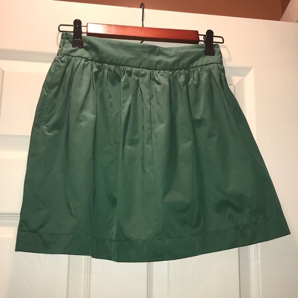 Zara Green Mini Skirt